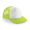Cap - mod.B645:Lime Green, 100% polyester, White, One Size